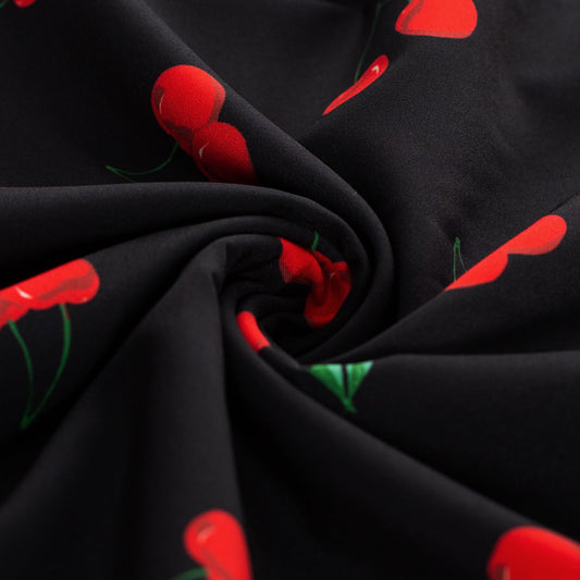 Belle Poque Plus Size Vintage Dresses for Women Cocktail Tea Party Sun Dresses Beach Summer Casual Dress Black XXL