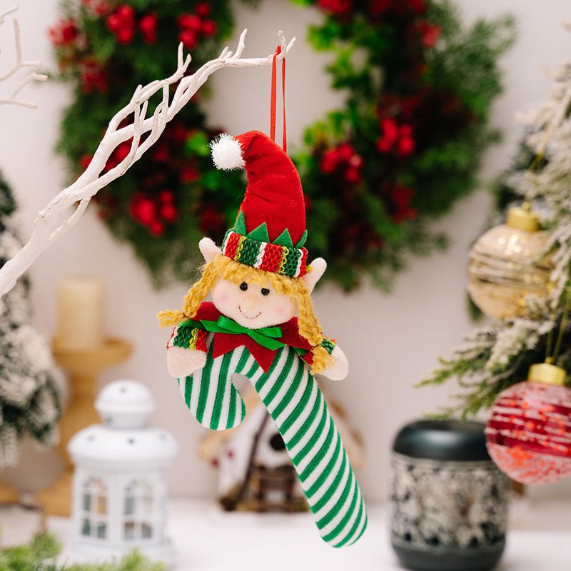Christmas Candy Cane Hanging Ornament - Bella Blue Styles