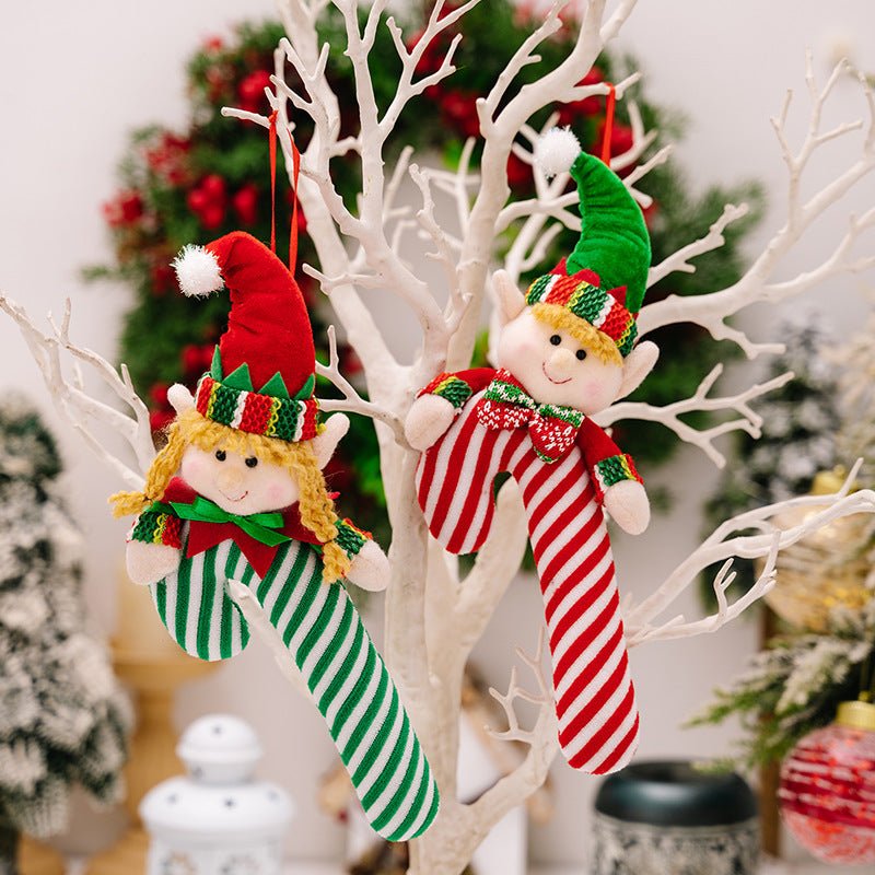 Christmas Candy Cane Hanging Ornament - Bella Blue Styles