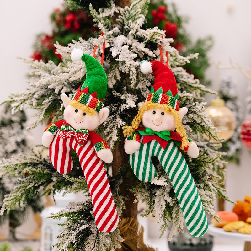 Christmas Candy Cane Hanging Ornament - Bella Blue Styles