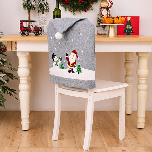 Christmas Pattern Chair Cover - Bella Blue Styles