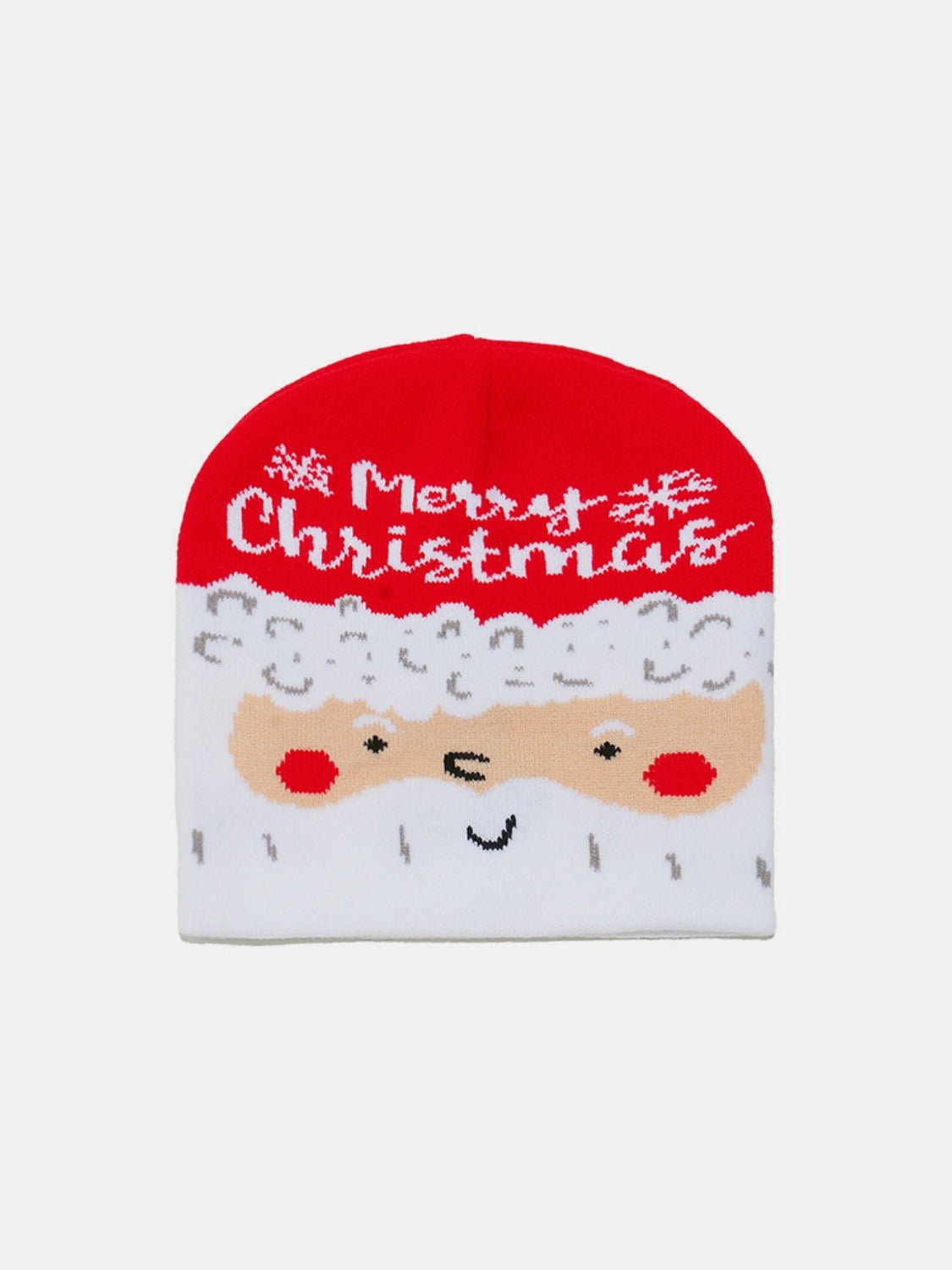 Christmas Pattern Knit Hat - Bella Blue Styles