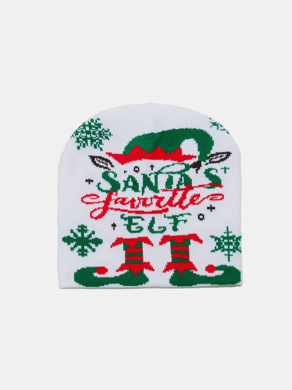 Christmas Pattern Knit Hat - Bella Blue Styles