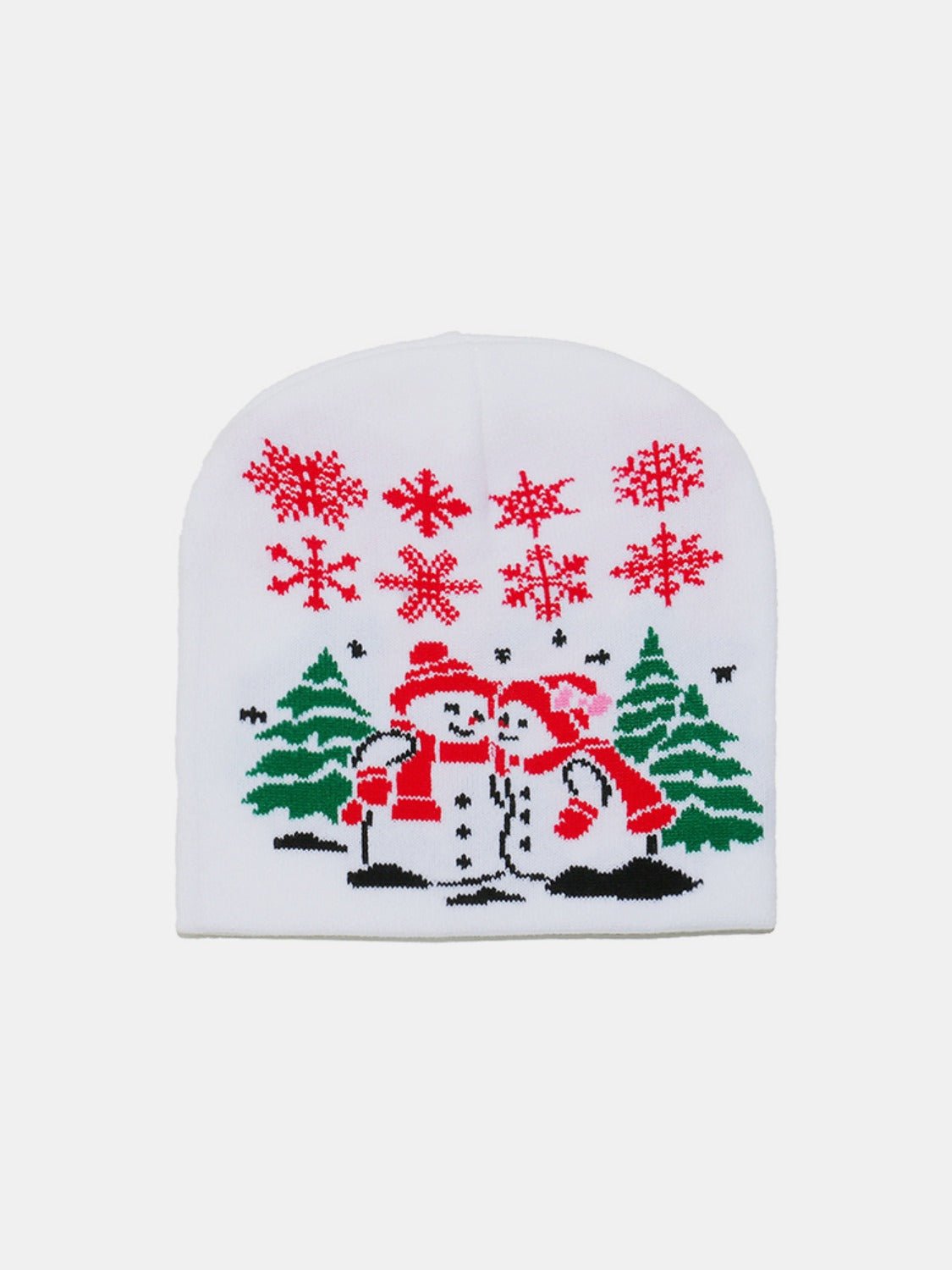 Christmas Pattern Knit Hat - Bella Blue Styles