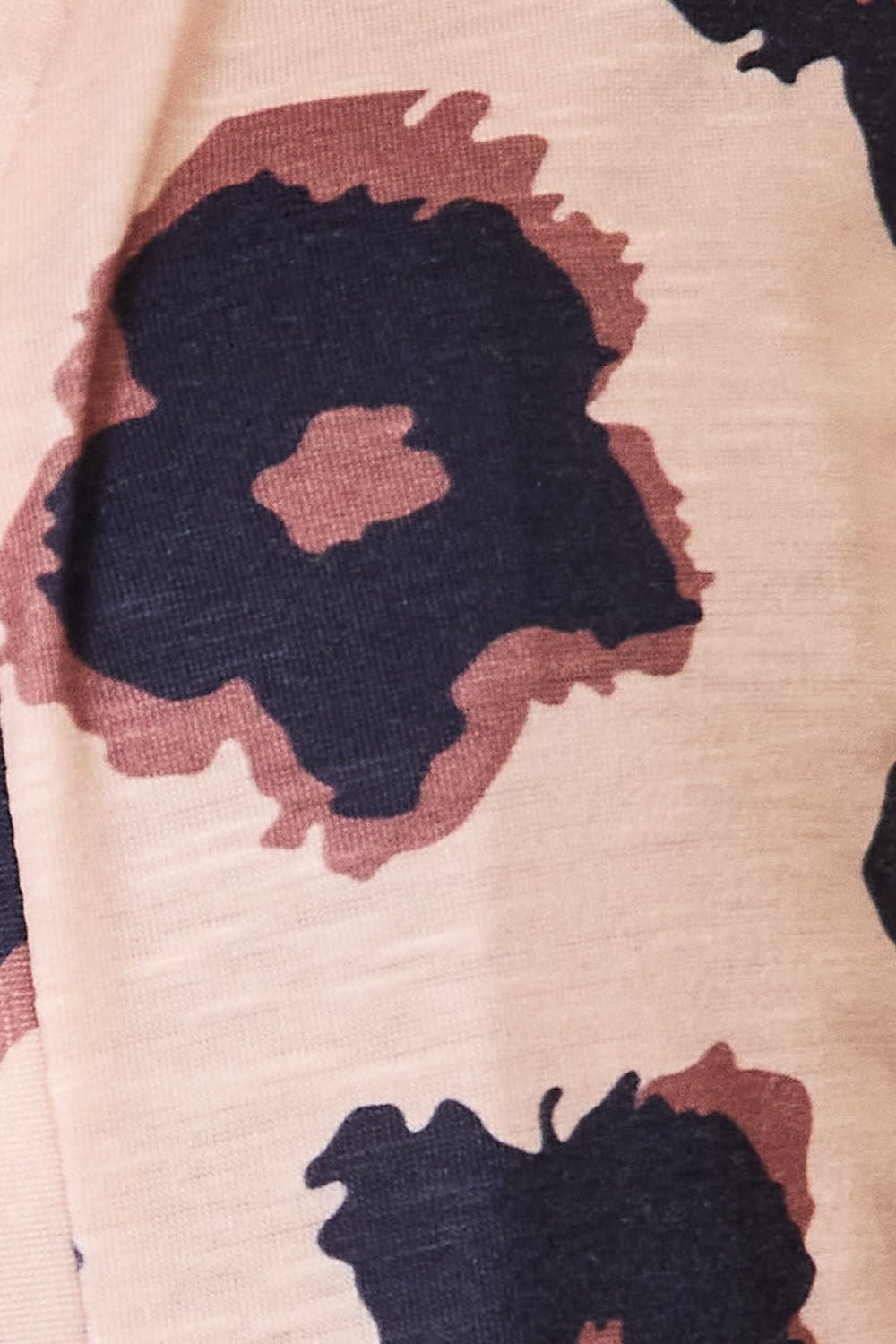 Double Take Printed Button Front Longline Cardigan - Bella Blue Styles