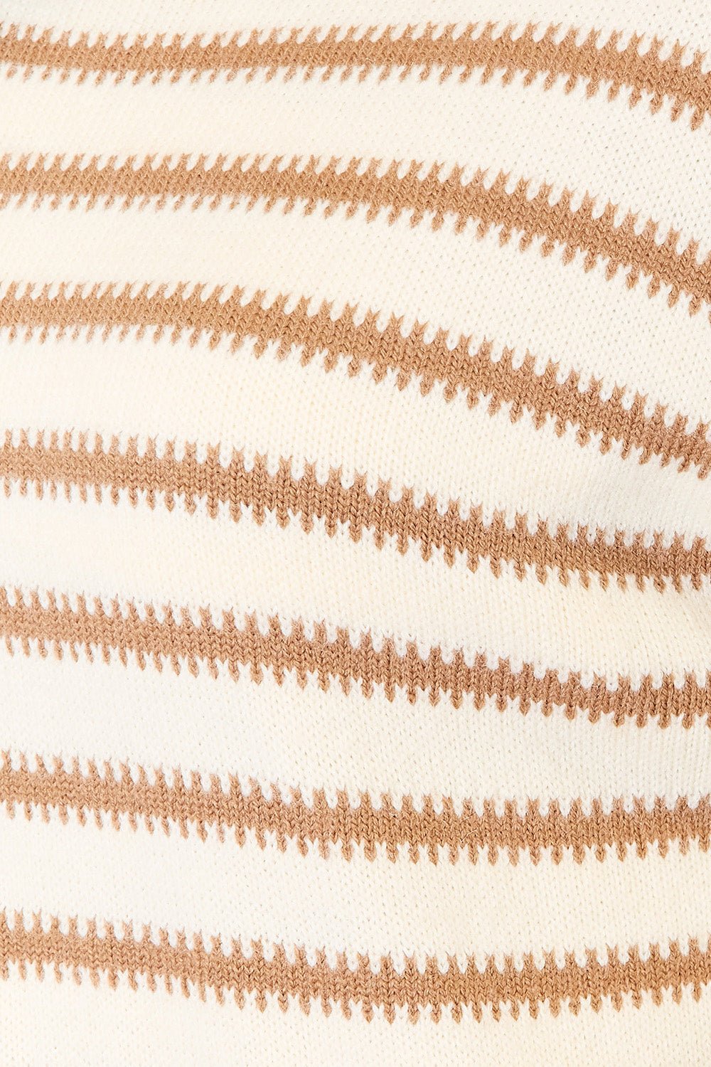 Double Take Striped Boat Neck Sweater - Bella Blue Styles