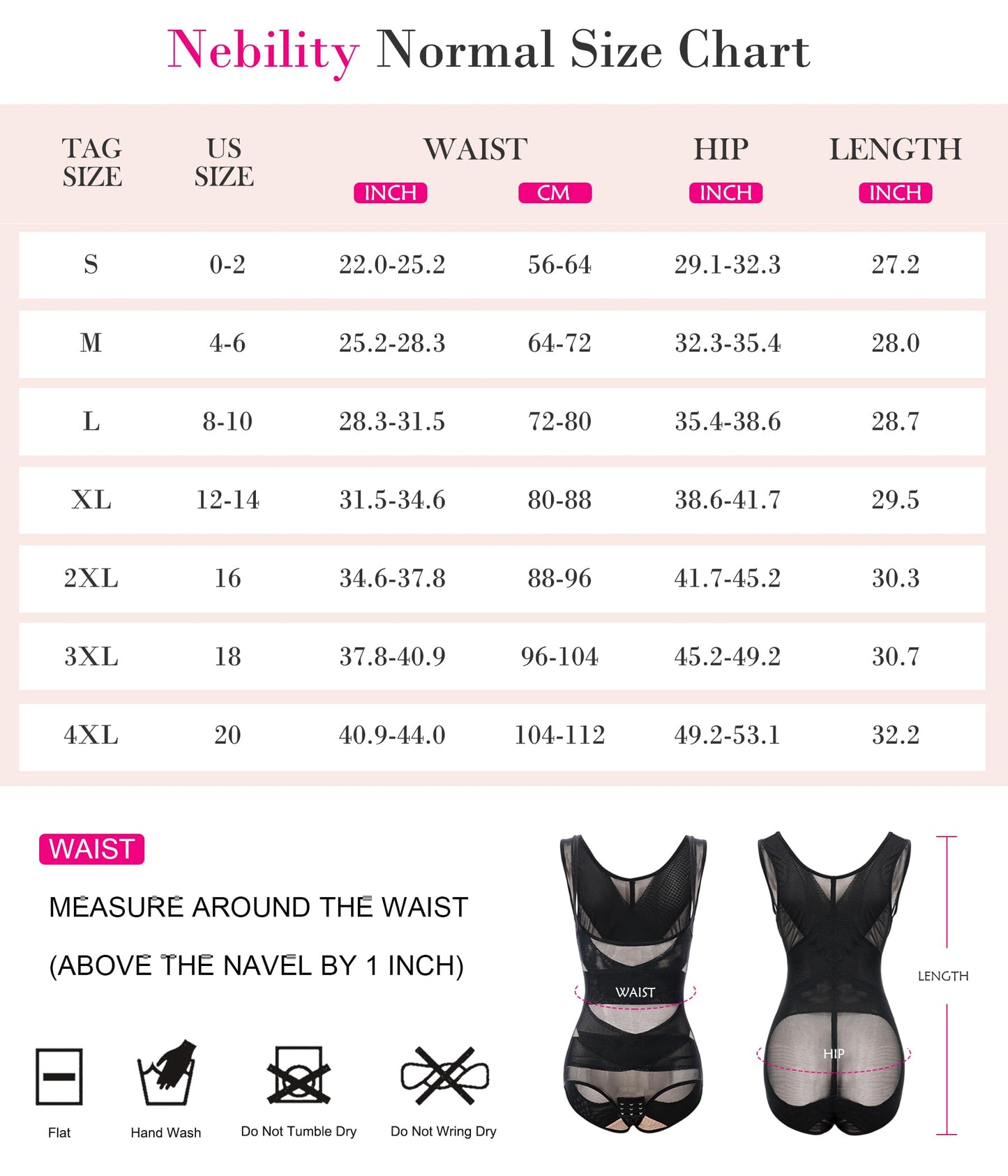 Nebility Plus Size Shapewear Bodysuit for Women Tummy Control Body Shaper Seamless Faja Colombian Waist Trainer Girdle(Black Normal Size,XX-Large)