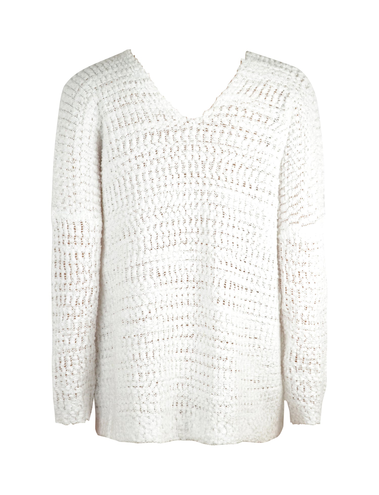 Angel Wings Single Shoulder Long Sleeve Sweater - Bella Blue Styles
