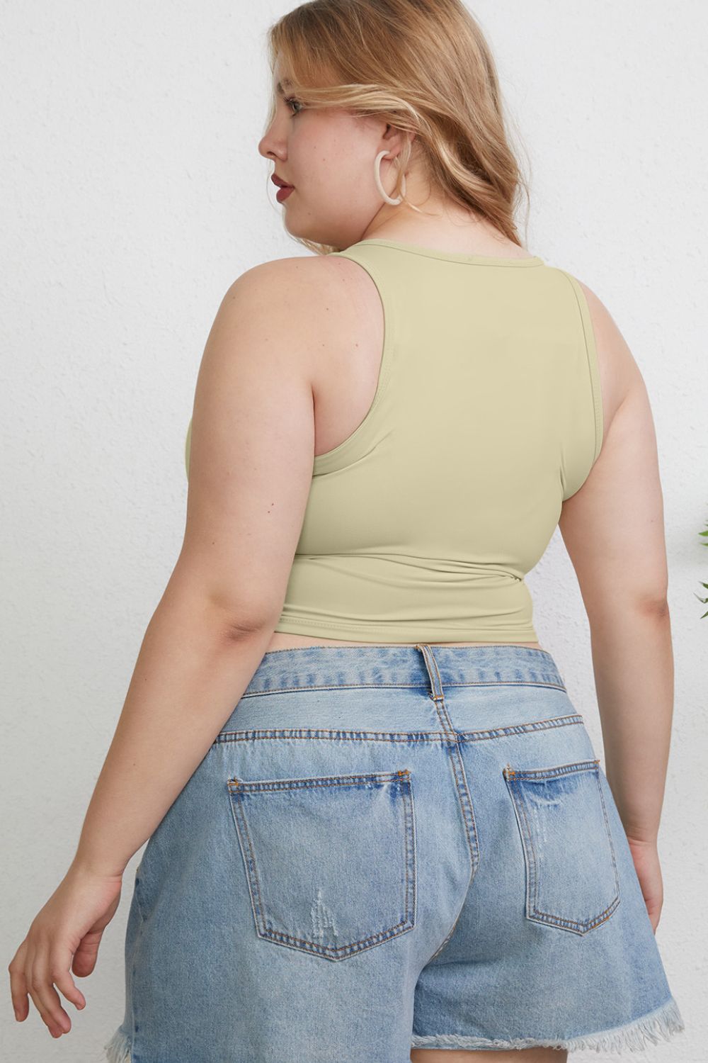Basic Bae Full Size Round Neck Slim Tank - Bella Blue Styles