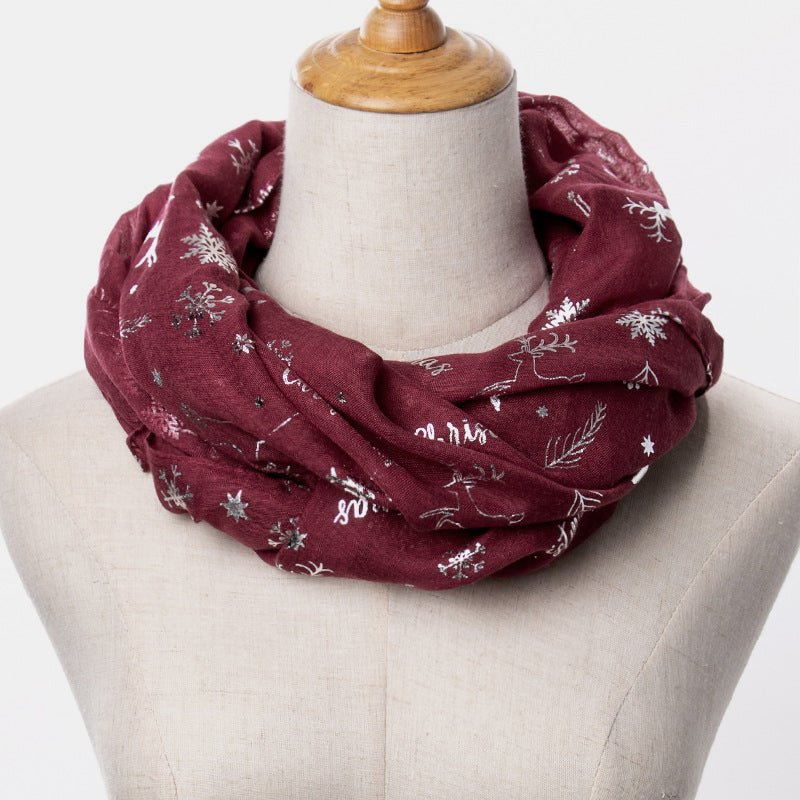 Christmas Element Polyester Scarf - Bella Blue Styles