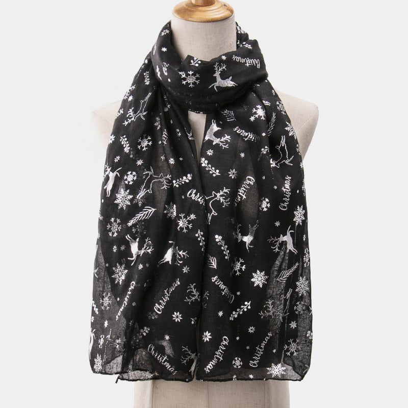 Christmas Element Polyester Scarf - Bella Blue Styles