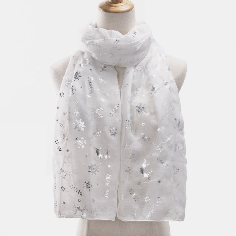 Christmas Element Polyester Scarf - Bella Blue Styles