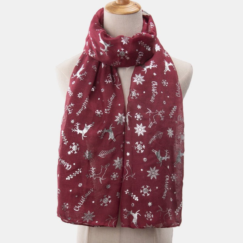Christmas Element Polyester Scarf - Bella Blue Styles