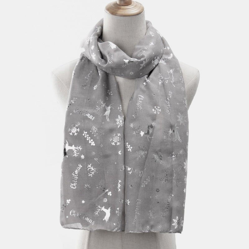 Christmas Element Polyester Scarf - Bella Blue Styles