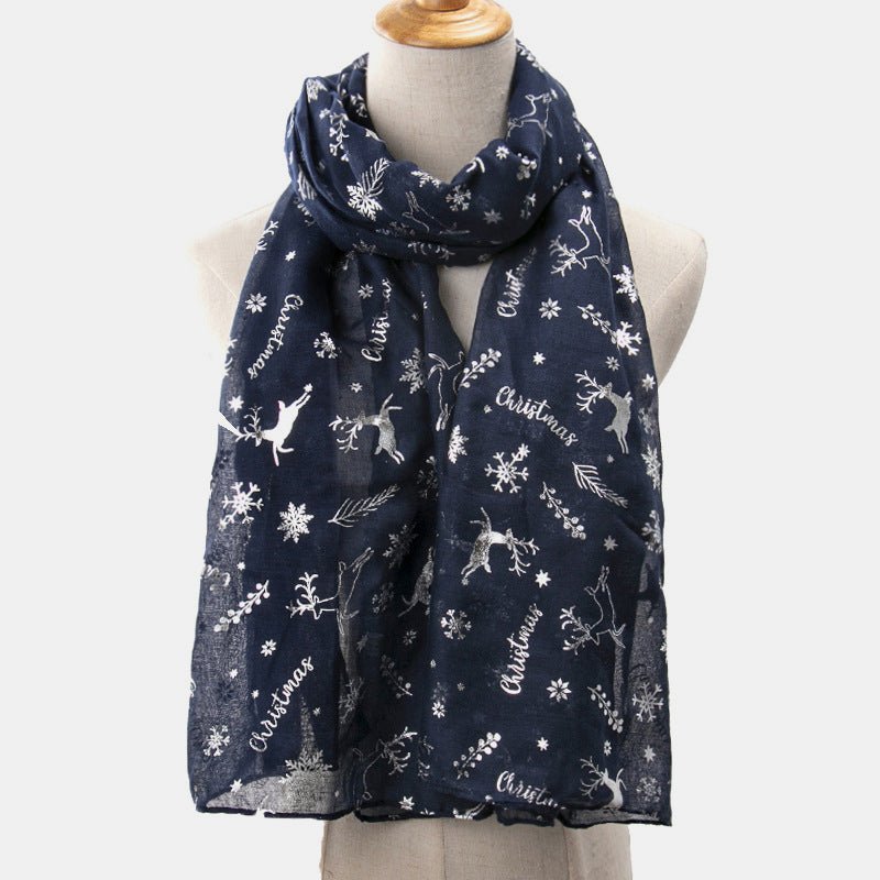 Christmas Element Polyester Scarf - Bella Blue Styles