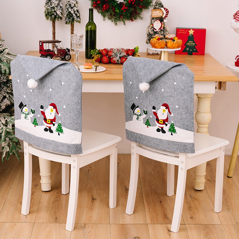 Christmas Pattern Chair Cover - Bella Blue Styles