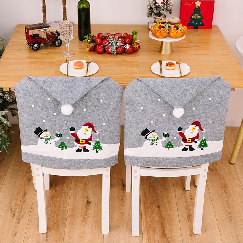 Christmas Pattern Chair Cover - Bella Blue Styles