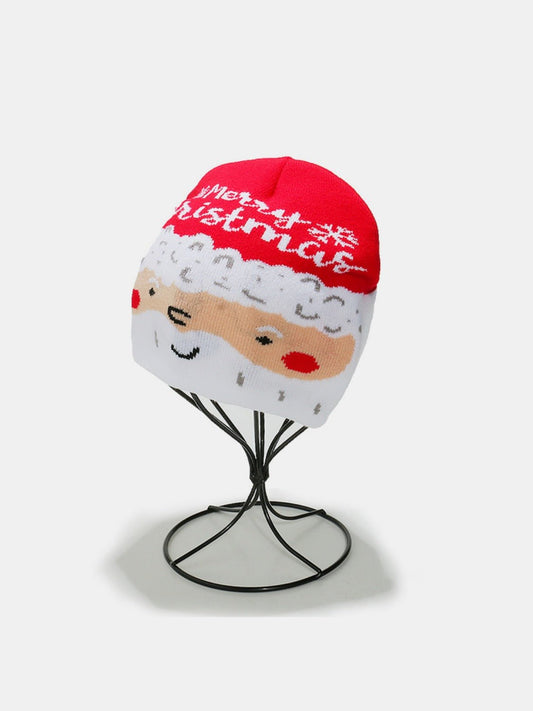 Christmas Pattern Knit Hat - Bella Blue Styles