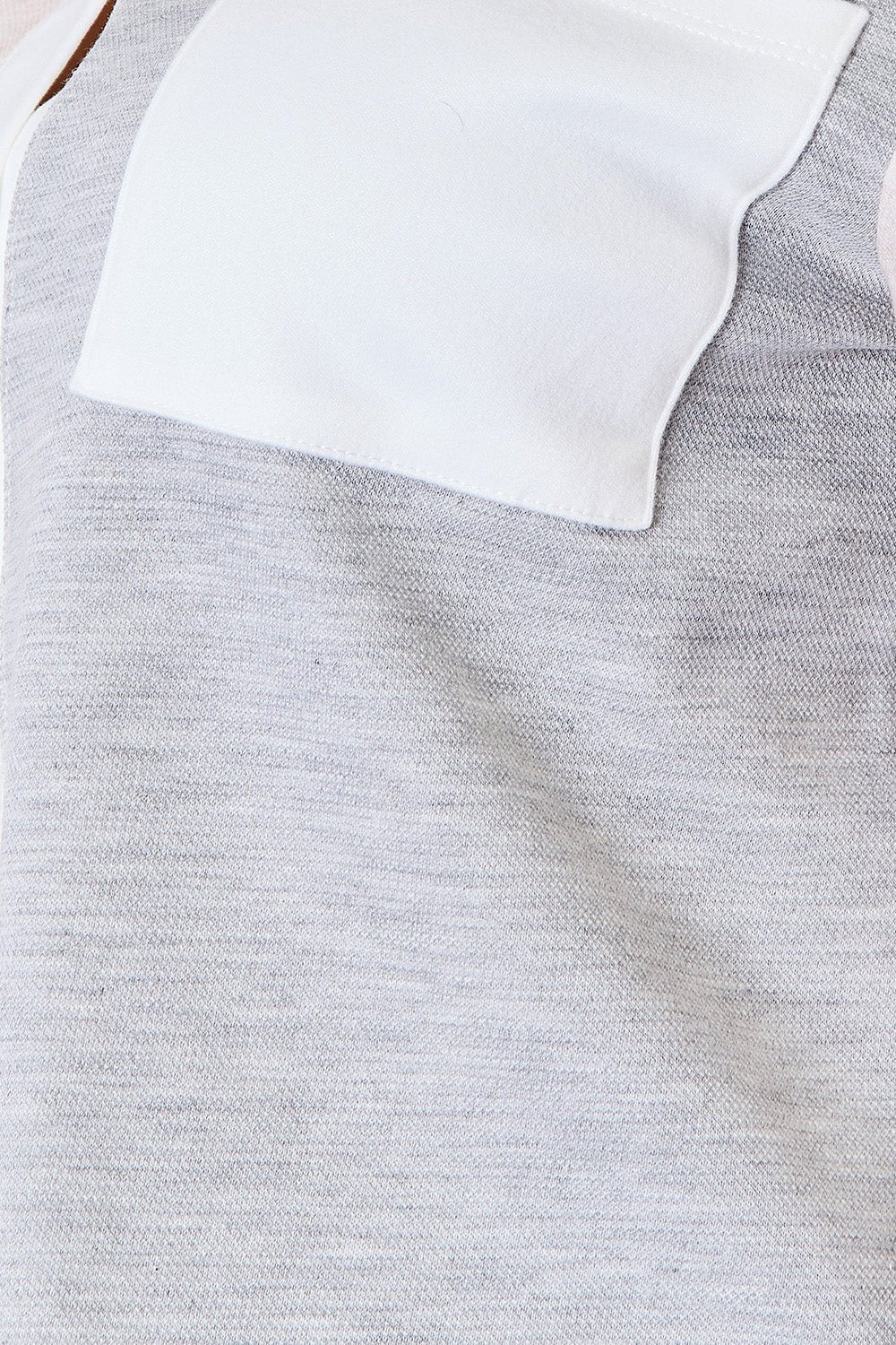 Double Take Color Block Curved Hem Shirt - Bella Blue Styles