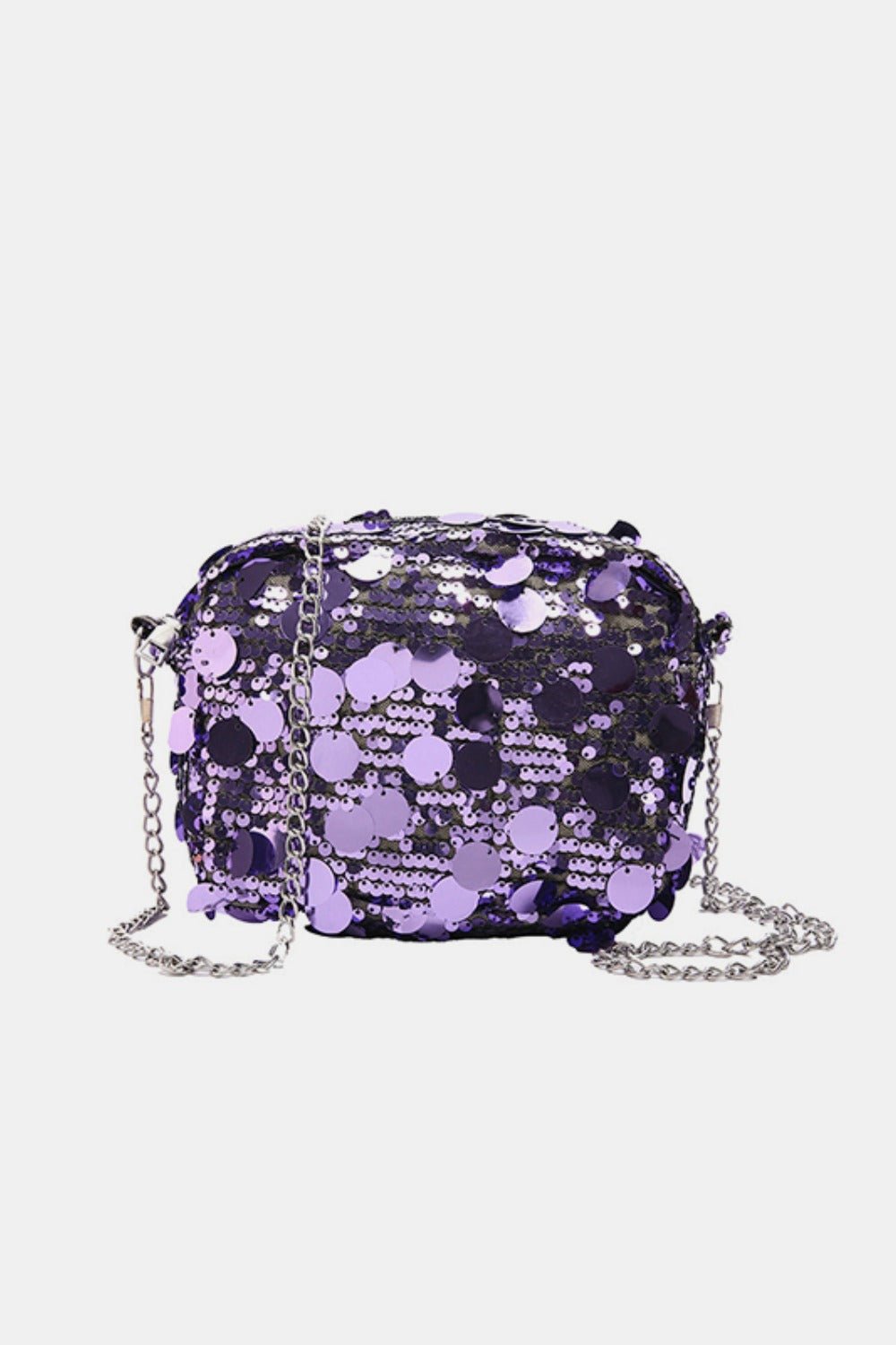 Sequin Chain Shoulder Bag - Bella Blue Styles